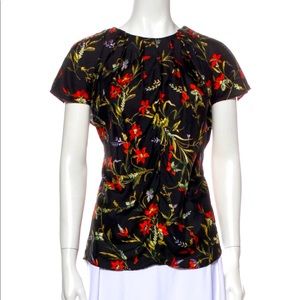 Balenciaga Silk Blouse Top
